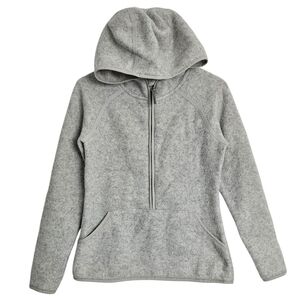 Smartwool Hudson Trail Fleece Anorak Grey Jacket Size XS